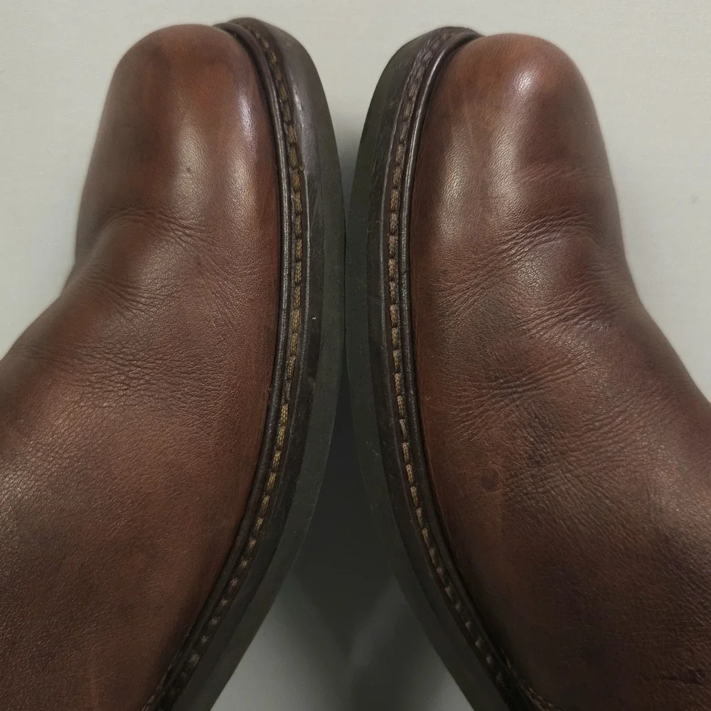 Ecco Holton Chelsea Boots Men 43 US 9 - 9.5 Brown Leather Mid Side Zip GTX